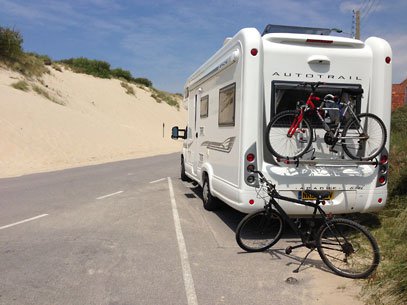 Our old Auto-Trail Apache on its very first trip away. Happy memories!